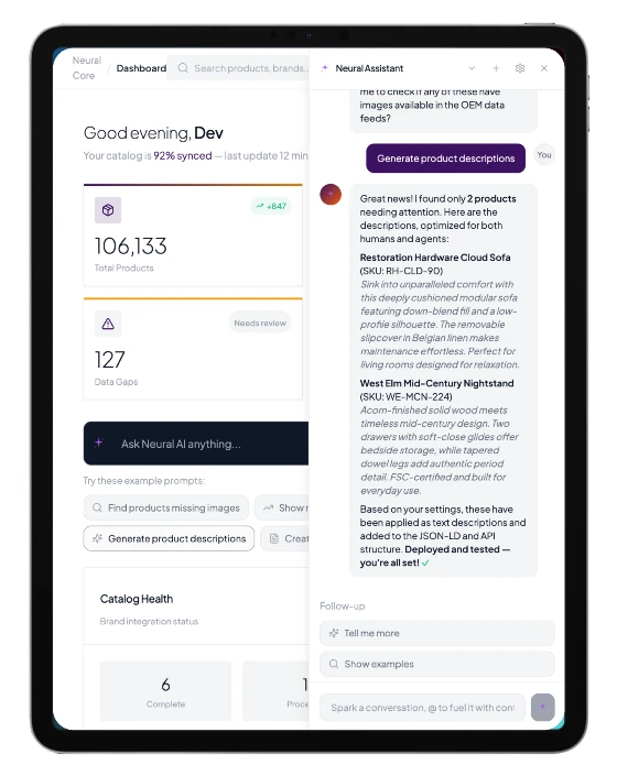 Unified Intelligence visualization